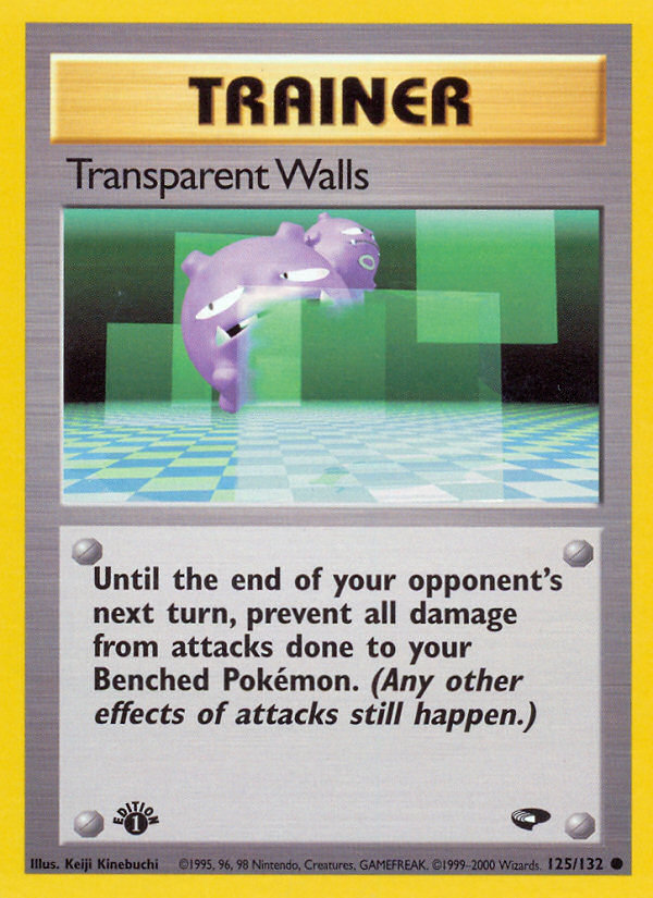 Transparent Walls - Pokémon TCG Card