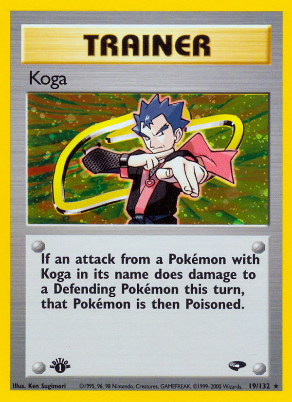 Koga - Pokémon TCG Card