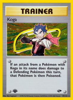 Koga - pokemon TCG Card