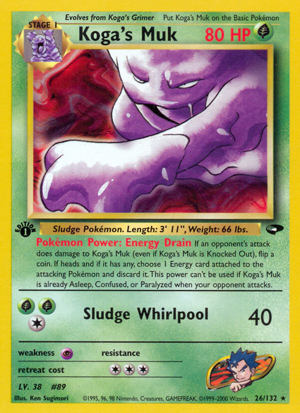 Koga's Muk - Pokémon TCG Card