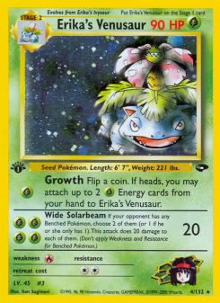 Erika's Venusaur - pokemon TCG Card