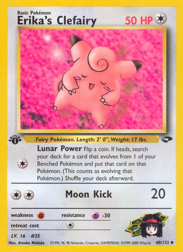 Erika's Clefairy - Pokémon TCG Card
