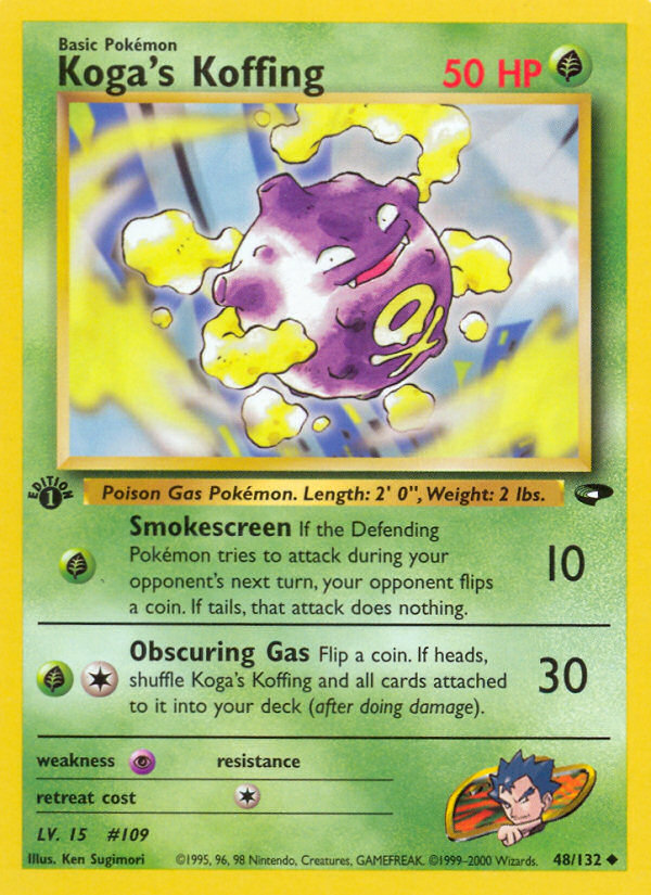 Koga's Koffing - Pokémon TCG Card