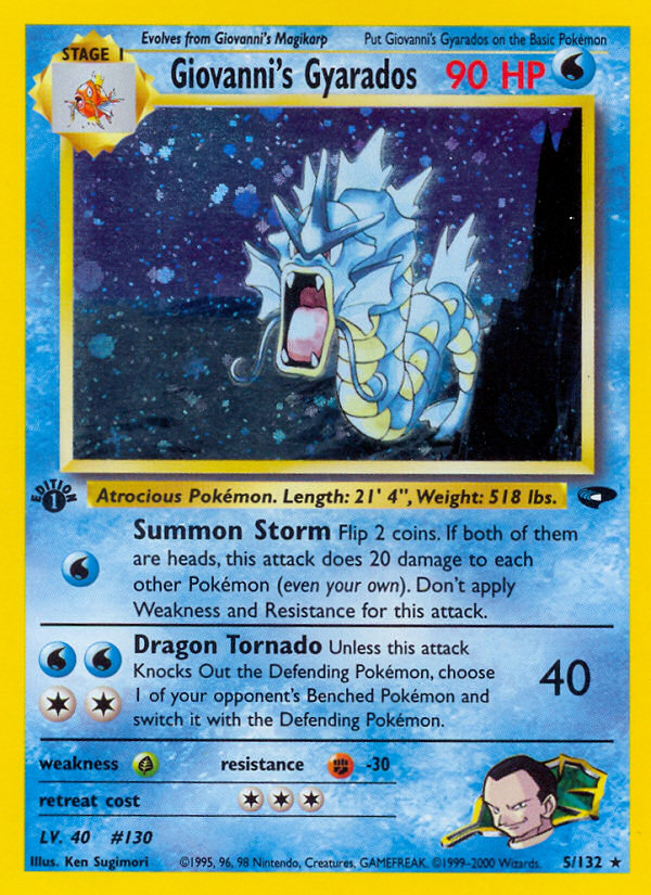 Giovanni's Gyarados - Pokémon TCG Card
