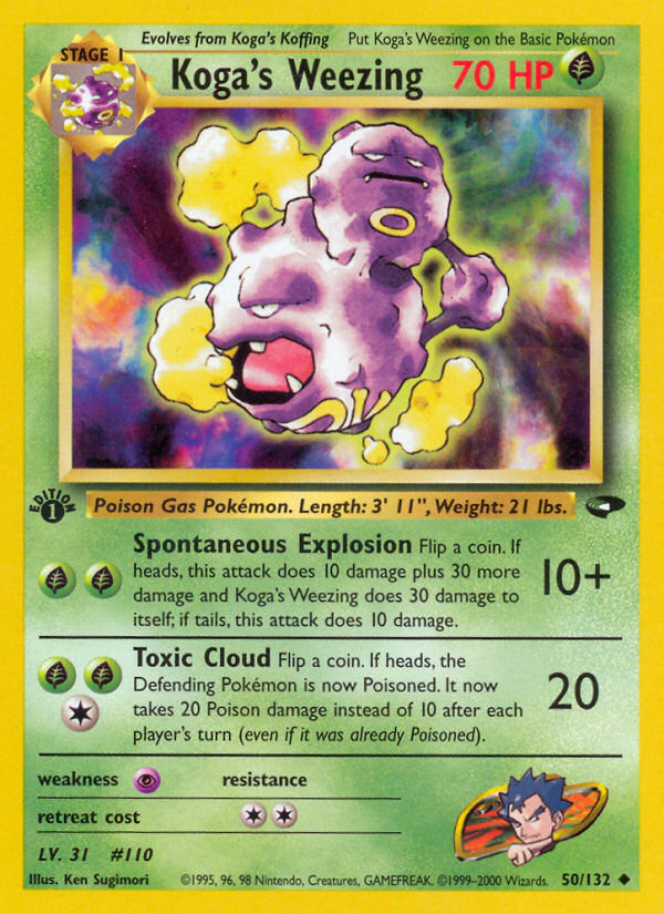 Koga's Weezing - Pokémon TCG Card