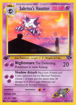 Sabrina's Haunter - pokemon TCG Card