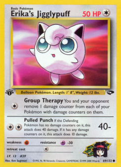 Erika's Jigglypuff - pokemon TCG Card