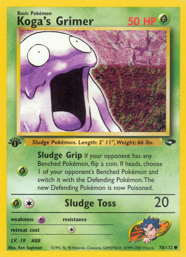 Koga's Grimer - Pokémon TCG Card