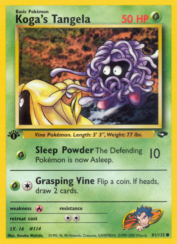 Koga's Tangela - Pokémon TCG Card