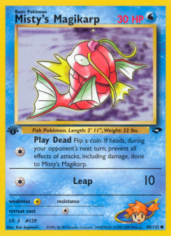 Misty's Magikarp - pokemon TCG Card