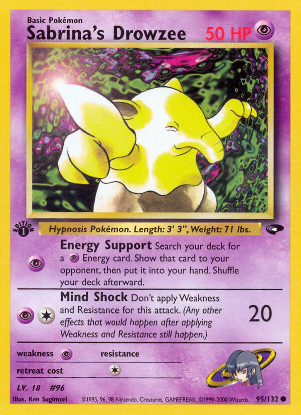 Sabrina's Drowzee - Pokémon TCG Card