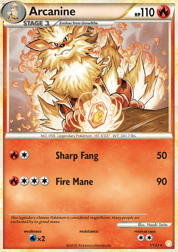 Arcanine - Pokémon TCG Card