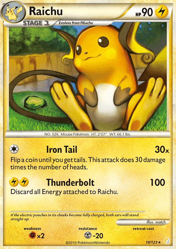 Raichu - Pokémon TCG Card