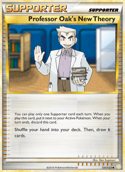 Professor Oak’s New Theory - pokemon TCG Card