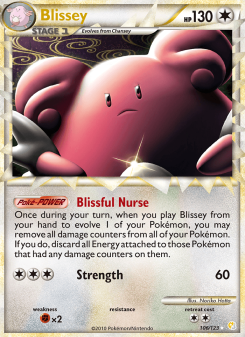 Blissey - pokemon TCG Card