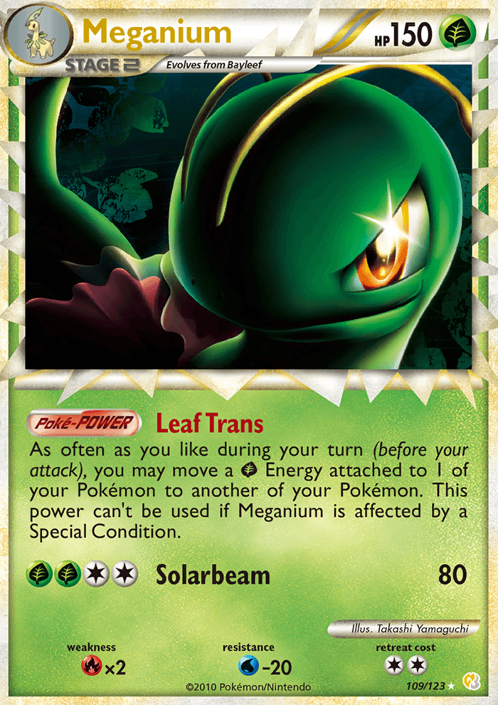 Meganium - Pokémon TCG Card