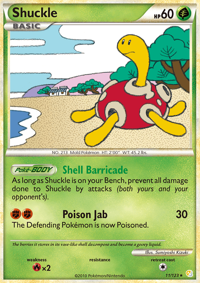 Shuckle - Pokémon TCG Card