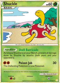 Shuckle - pokemon TCG Card