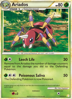 Ariados - pokemon TCG Card