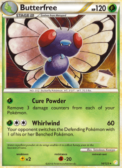 Butterfree - pokemon TCG Card