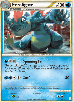 Feraligatr - pokemon TCG Card
