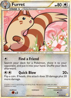 Furret - pokemon TCG Card