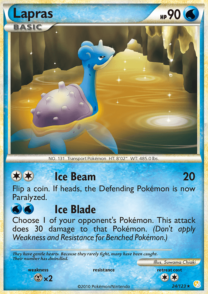 Lapras - Pokémon TCG Card