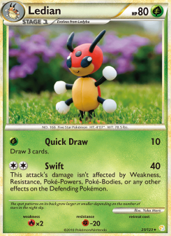 Ledian - pokemon TCG Card