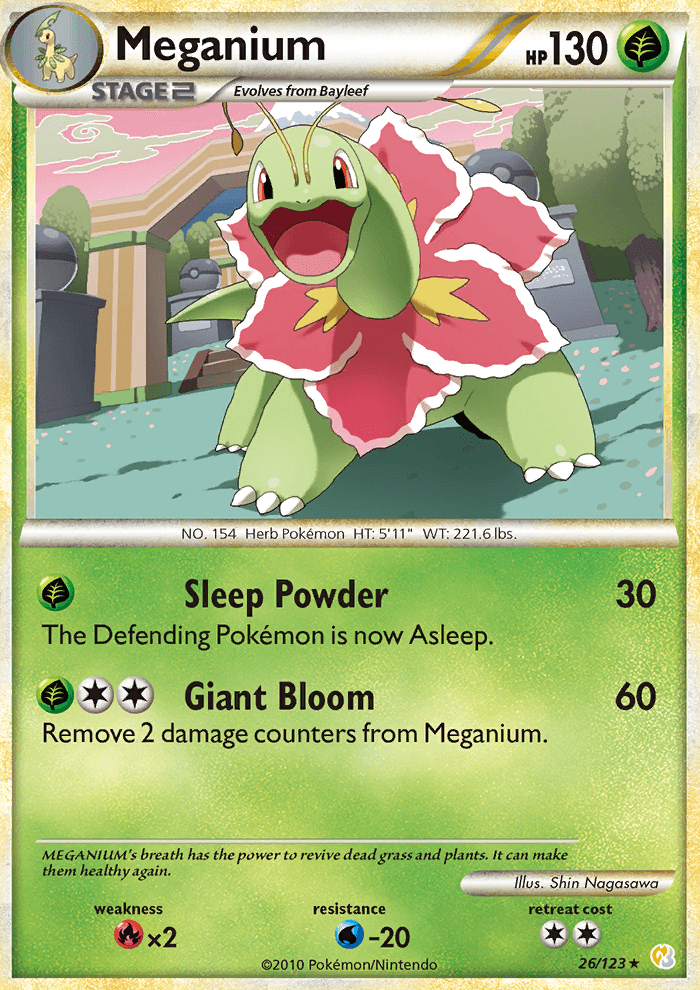 Meganium - Pokémon TCG Card