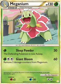 Meganium - pokemon TCG Card