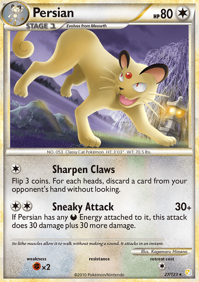 Persian - Pokémon TCG Card