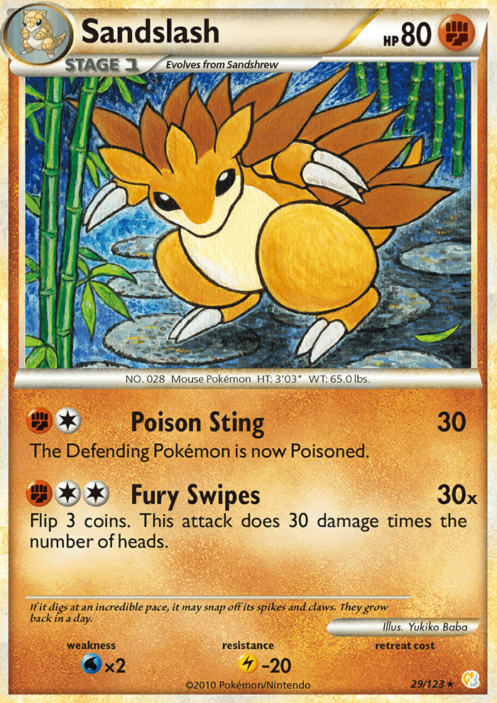 Sandslash - Pokémon TCG Card