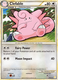 Clefable - pokemon TCG Card