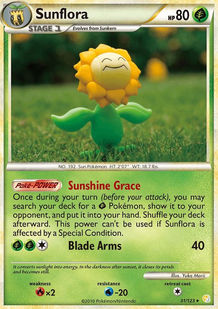 Sunflora - Pokémon TCG Card
