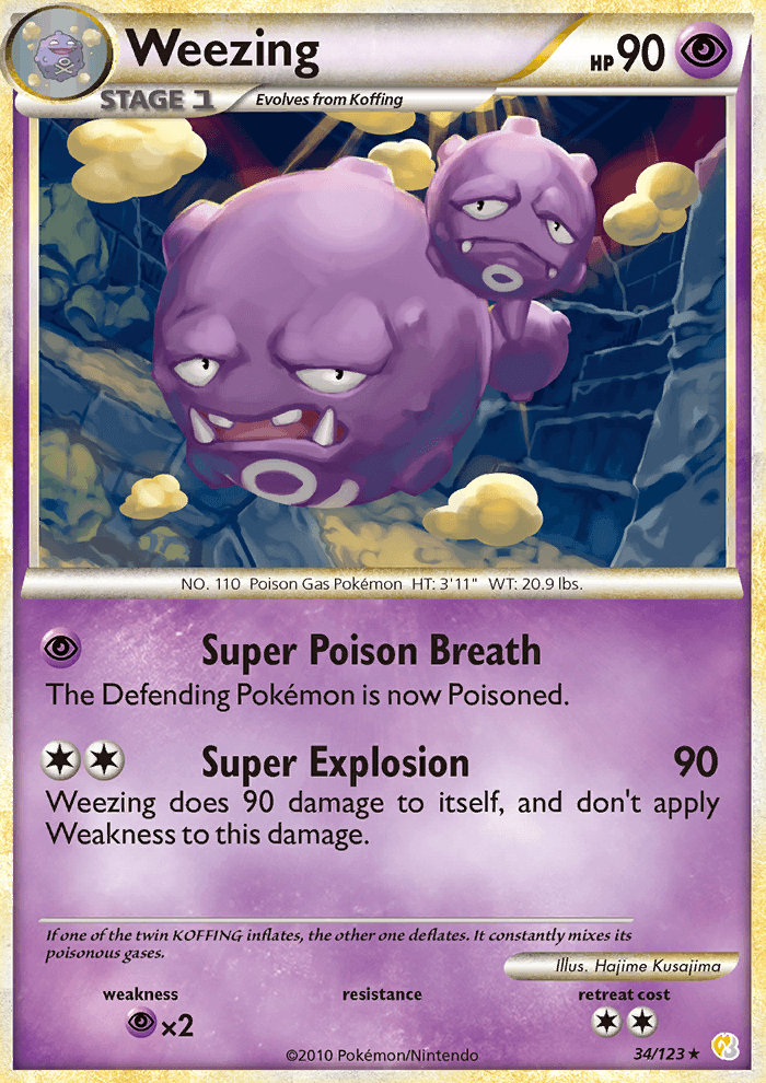Weezing - Pokémon TCG Card