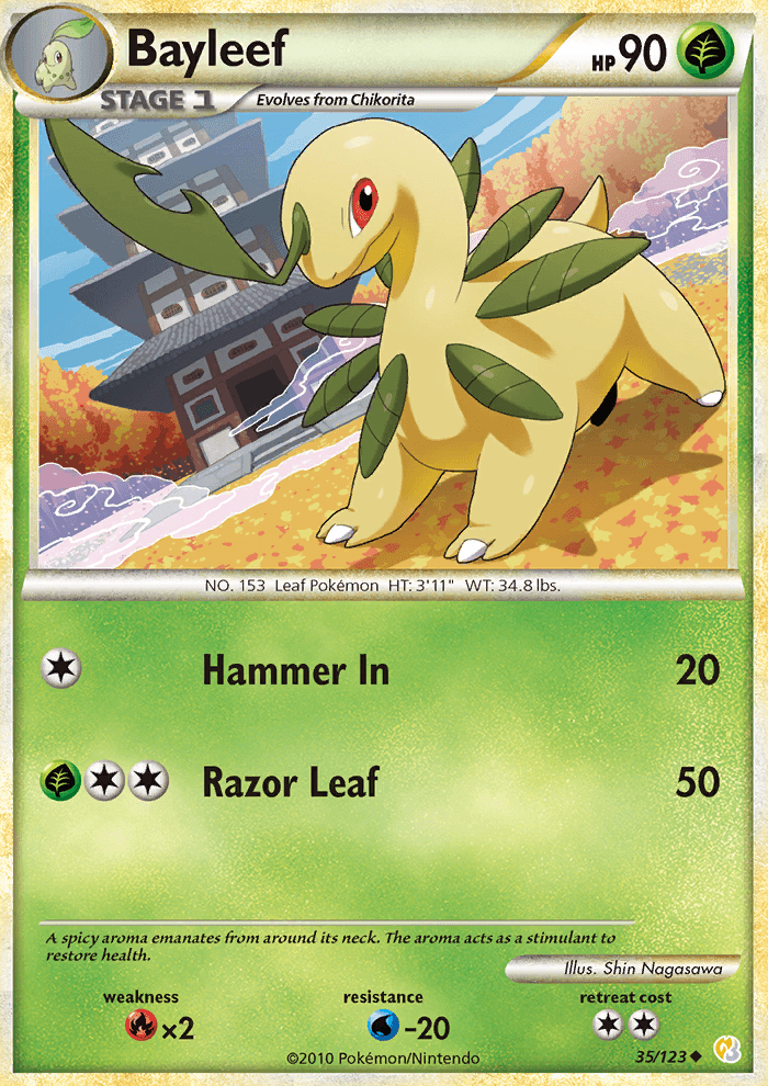 Bayleef - Pokémon TCG Card