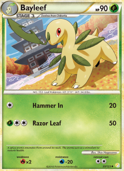 Bayleef - pokemon TCG Card