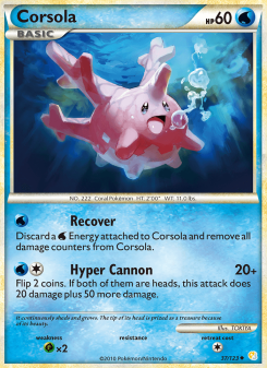 Corsola - pokemon TCG Card