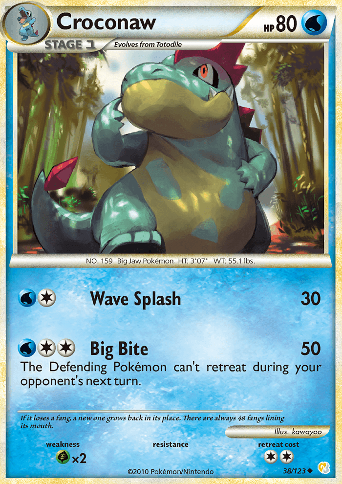 Croconaw - Pokémon TCG Card
