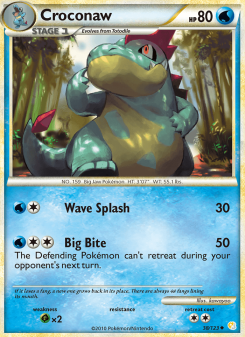 Croconaw - pokemon TCG Card