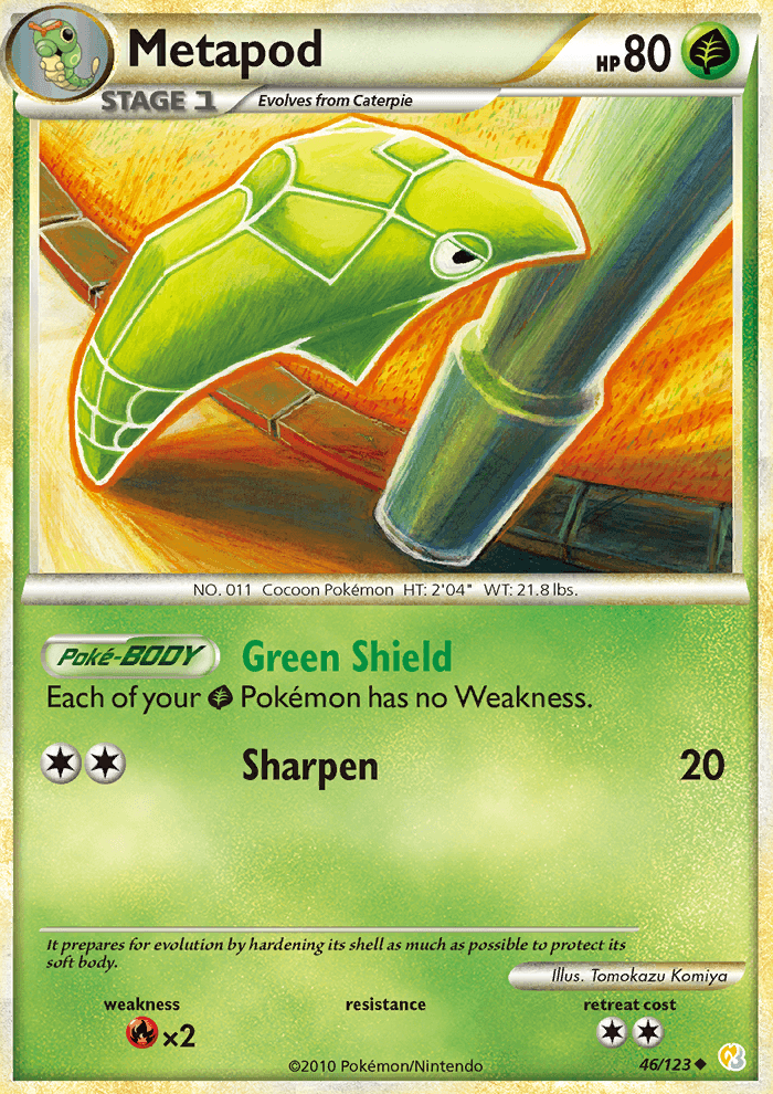 Metapod - Pokémon TCG Card