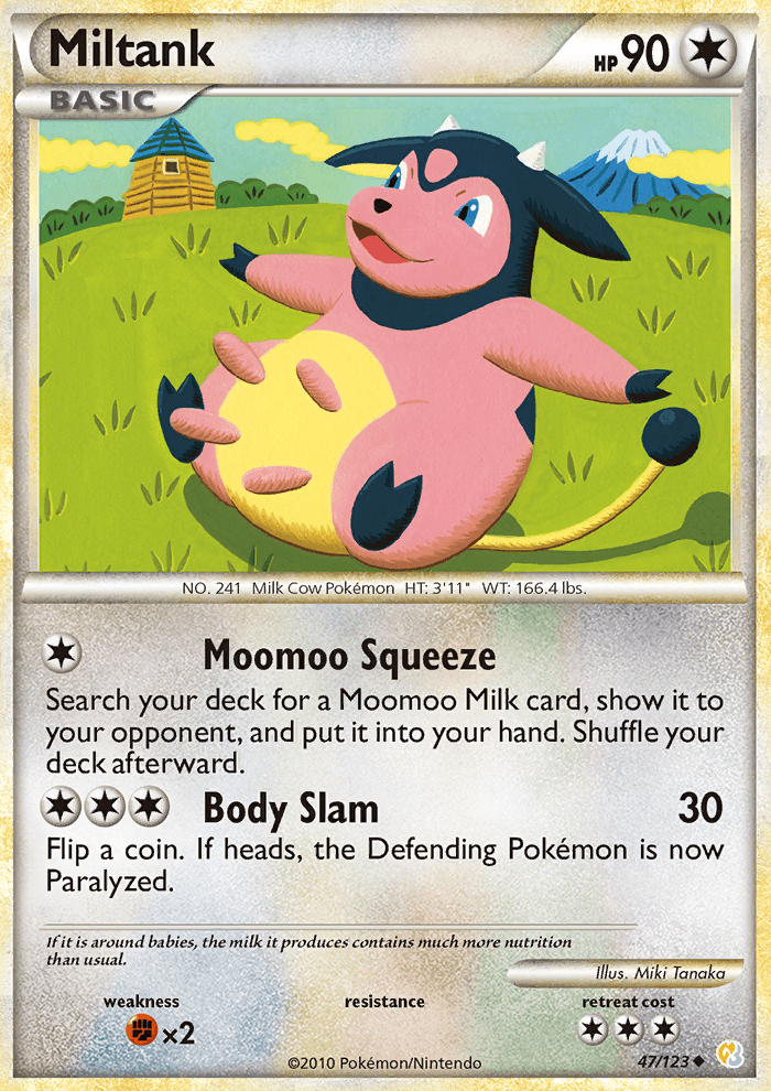 Miltank - Pokémon TCG Card
