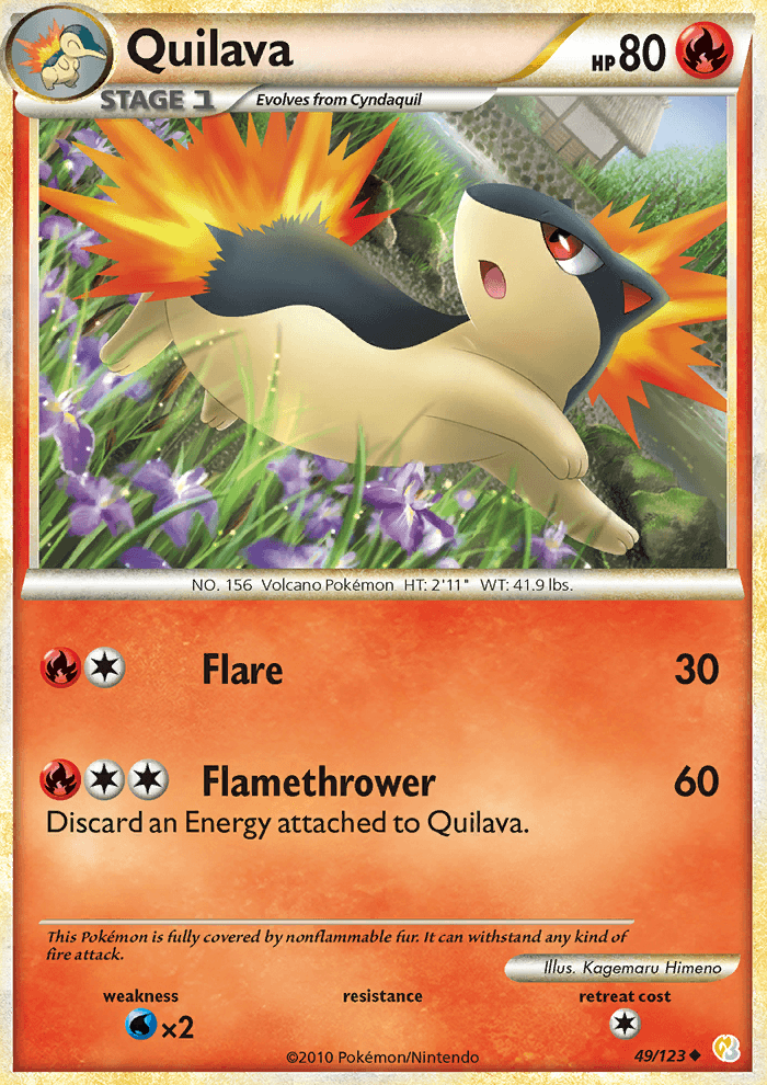 Quilava - Pokémon TCG Card