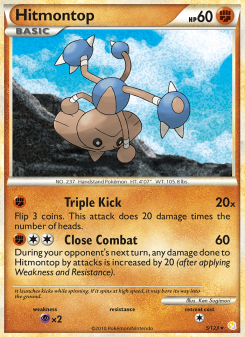 Hitmontop - pokemon TCG Card