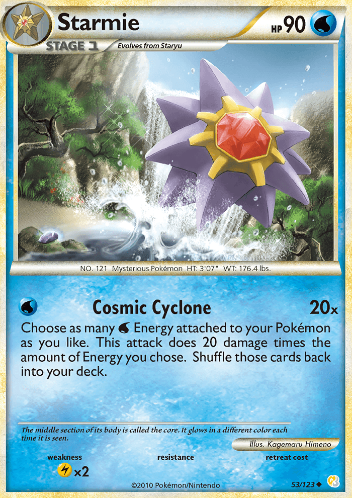 Starmie - Pokémon TCG Card