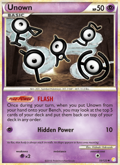 Unown - pokemon TCG Card