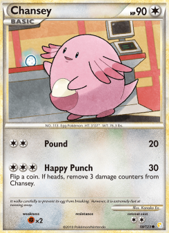 Chansey - pokemon TCG Card