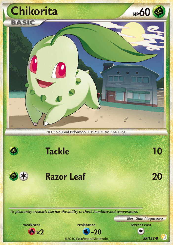 Chikorita - Pokémon TCG Card