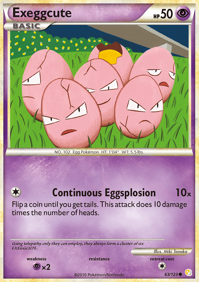 Exeggcute - Pokémon TCG Card