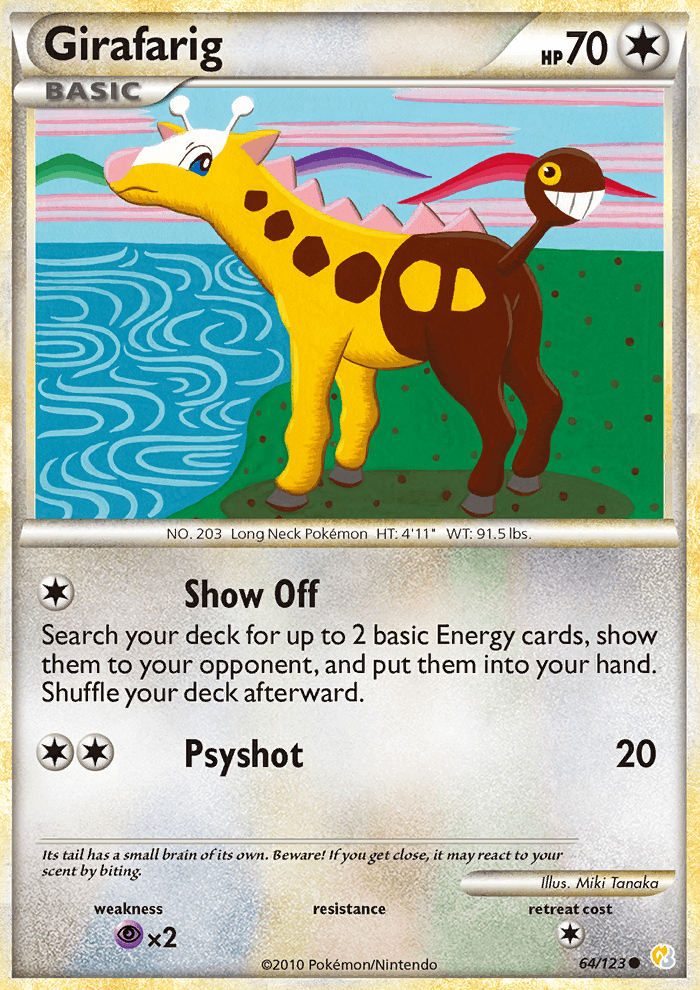 Girafarig - Pokémon TCG Card